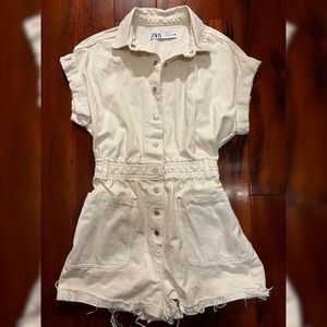 Zara utility romper